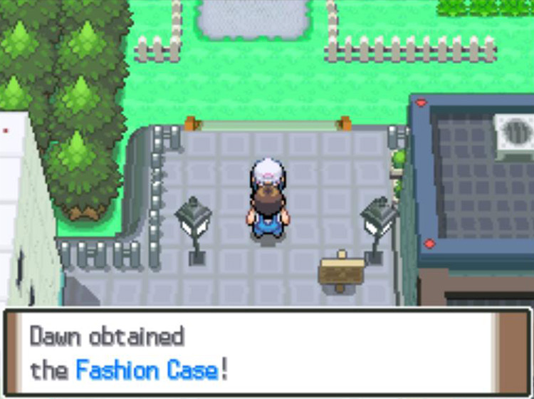 Receiving the Fashion Case in Jubilife City / Pokémon Platinum
