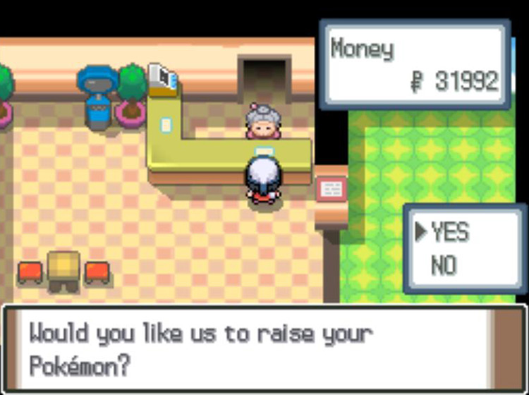 Speaking to the Day-Care Lady / Pokémon Platinum