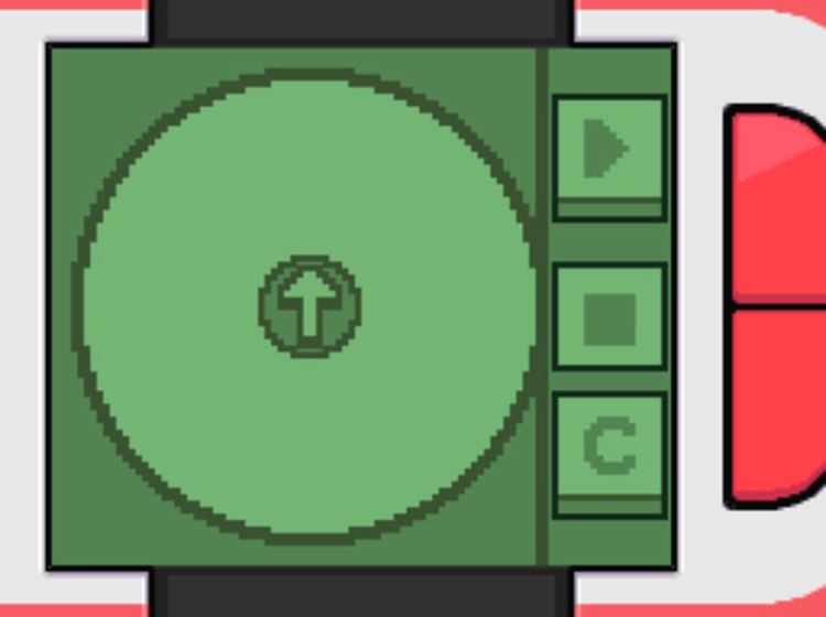 A blank roulette on the Roulette app / Pokémon Platinum