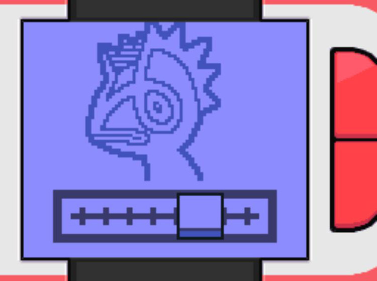 Changing the Pokétch background color blue with the Color Changer app / Pokémon Platinum