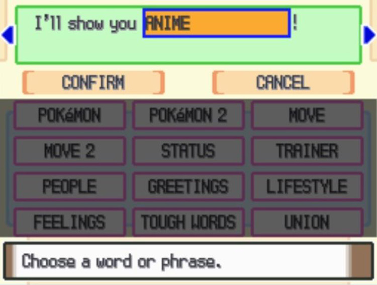 Choosing a new favorite quote / Pokémon Platinum