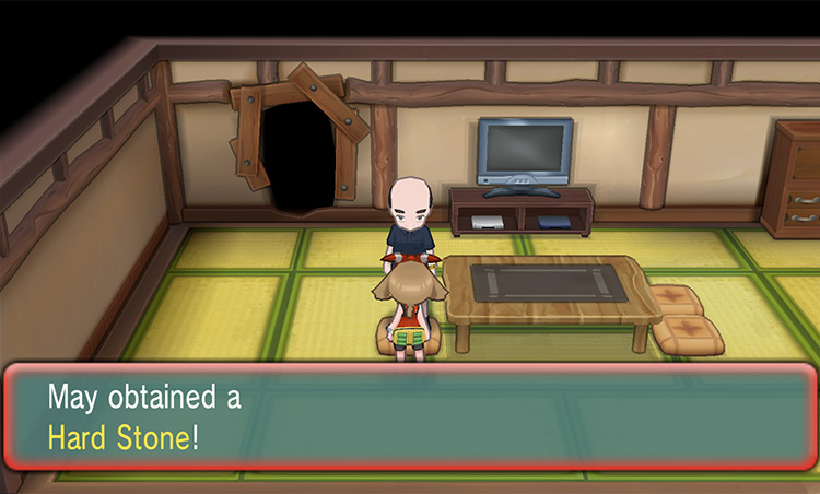 Obtaining a Hard Stone from the Trick Master / Pokémon Omega Ruby and Alpha Sapphire