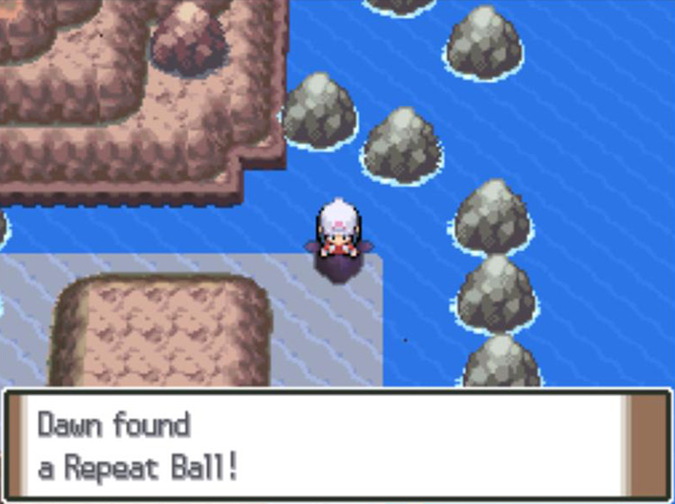 Obtaining the Repeat Ball on Route 224 / Pokémon Platinum