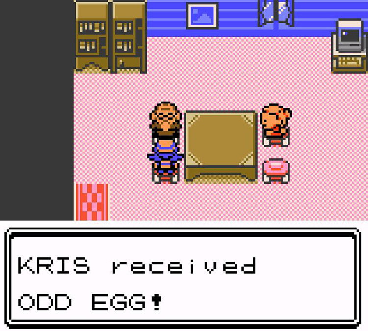Receiving Odd Egg from the Day Care Man. / Pokémon Crystal