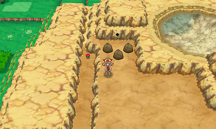 East side of Meteor Falls / Pokémon Omega Ruby and Alpha Sapphire