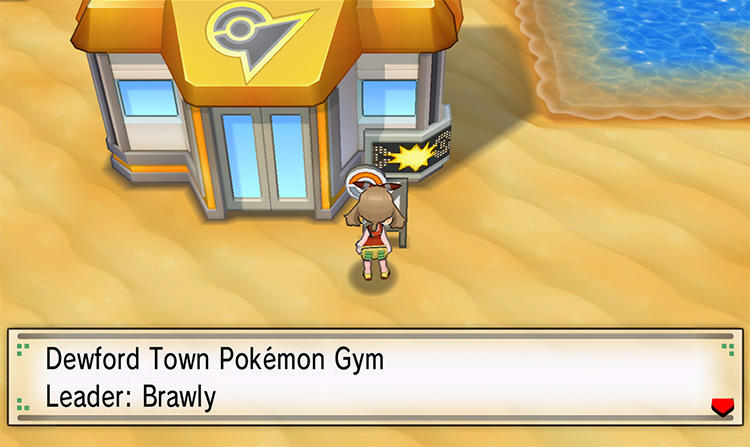 Outside the Dewford Town Gym / Pokémon Omega Ruby and Alpha Sapphire