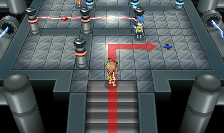 Second floor of the Mauville Gym / Pokémon Omega Ruby and Alpha Sapphire