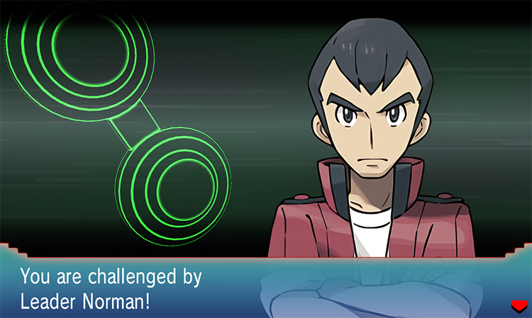 Challenging Norman / Pokémon Omega Ruby and Alpha Sapphire