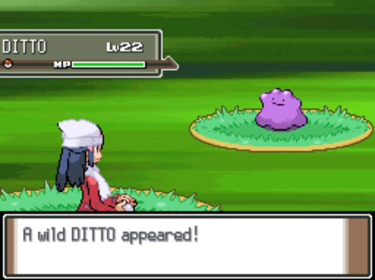 Finding a very rare and extremely useful Ditto in the Trophy Garden. / Pokémon Platinum