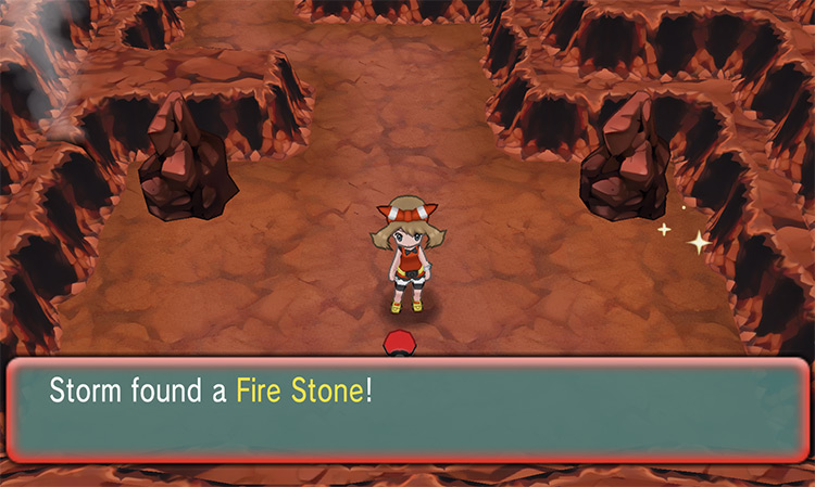 Obtaining a Fire Stone / Pokémon Omega Ruby and Alpha Sapphire