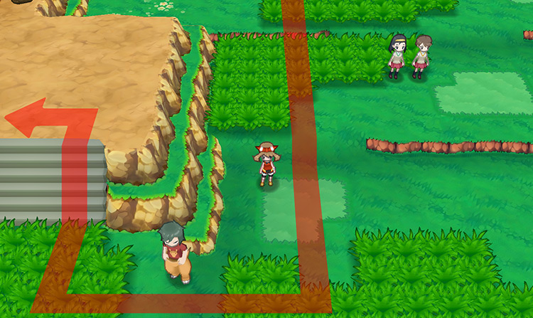 Path to Meteor Falls’ exterior / Pokémon Omega Ruby and Alpha Sapphire