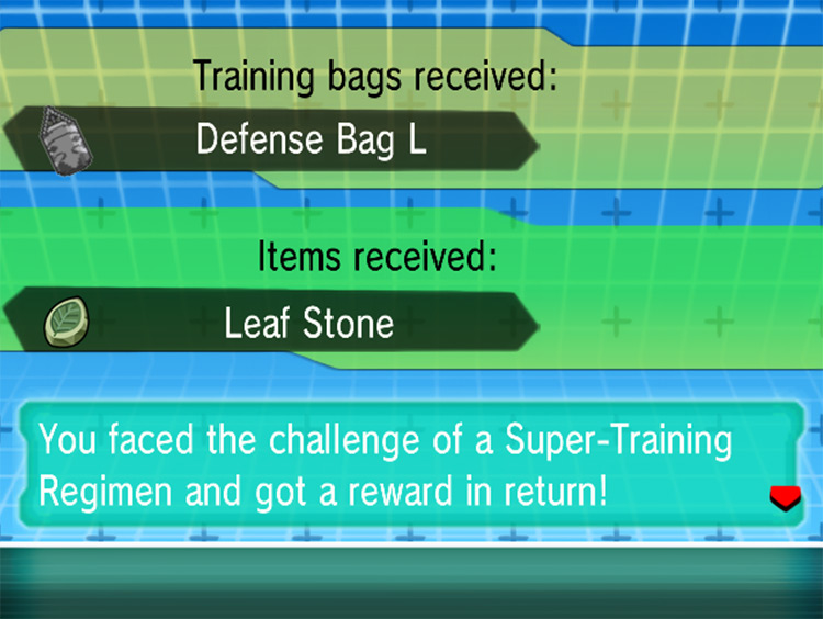Obtaining a Leaf Stone from Secret Super Training / Pokémon Omega Ruby and Alpha Sapphire