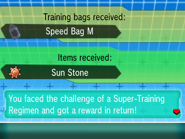 Obtaining a Sun Stone from Secret Super Training / Pokémon Omega Ruby and Alpha Sapphire