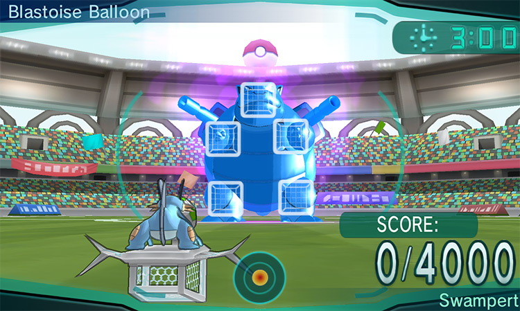 Training against a Blastoise Balloon / Pokémon Omega Ruby and Alpha Sapphire