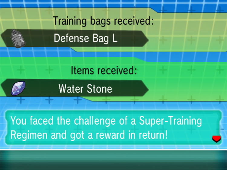Obtaining a Water Stone from Secret Super Training / Pokémon Omega Ruby and Alpha Sapphire
