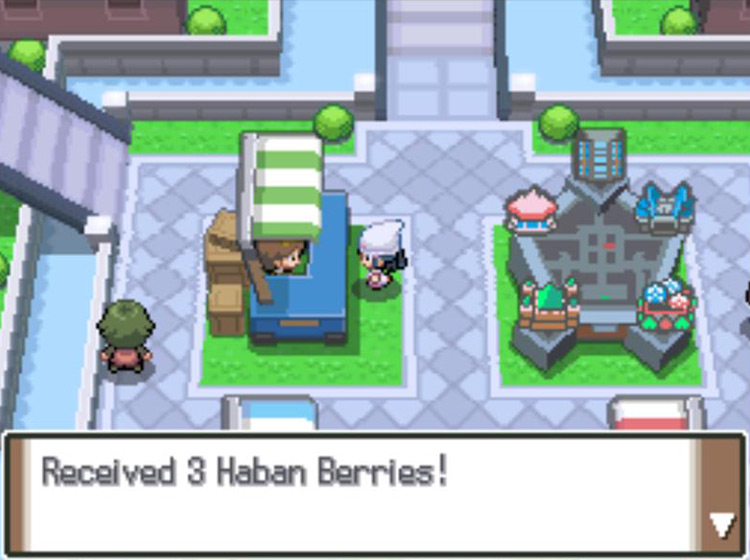 Winning 3 Haban Berries from a Scratch-Off Ticket / Pokémon Platinum