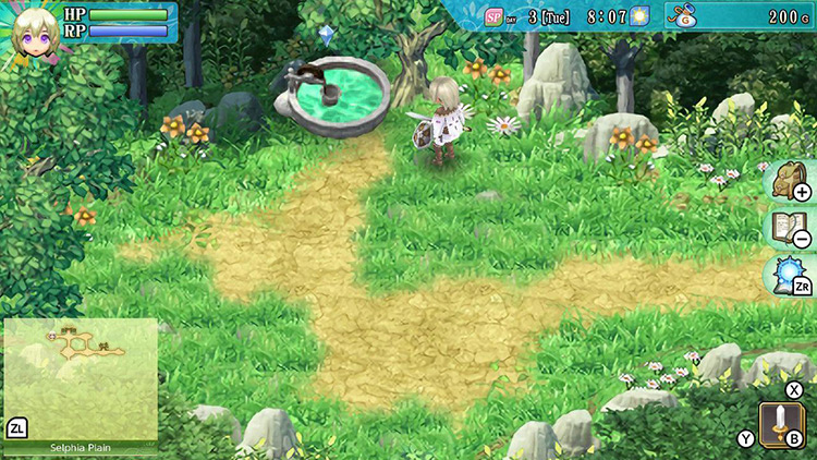 Lest placing the Well in Selphia Plain / Rune Factory 4