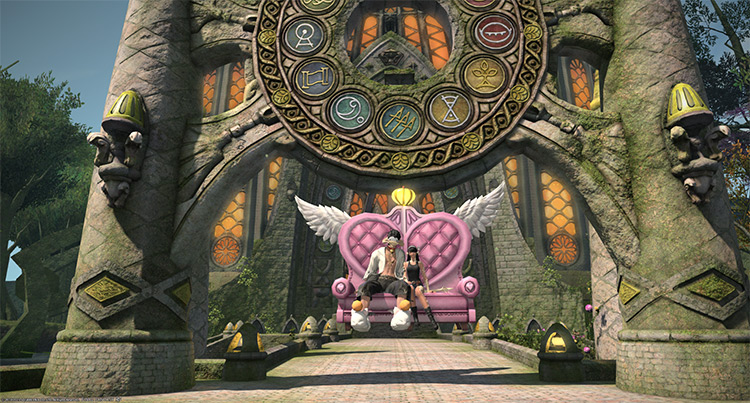 Broken Heart (Left) and Broken Heart (Right) together as one / Final Fantasy XIV