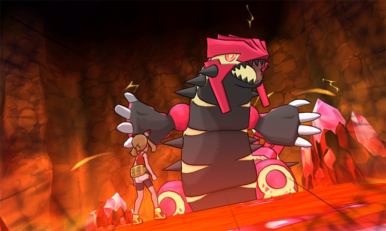 Fighting Primal Groudon / Pokémon Omega Ruby and Alpha Sapphire