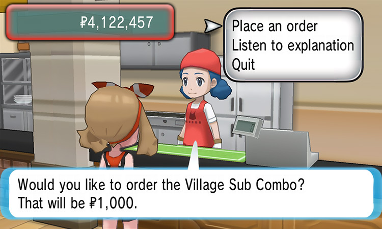 Ordering the Village Sub Combo / Pokémon Omega Ruby and Alpha Sapphire