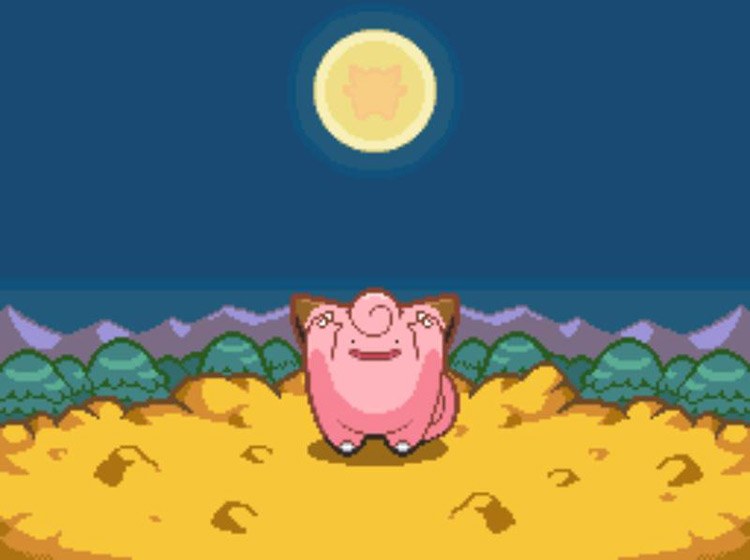 A Ditto Clefairy, meaning the odds of repeating Bonus Rounds are at their lowest. / Pokémon Platinum