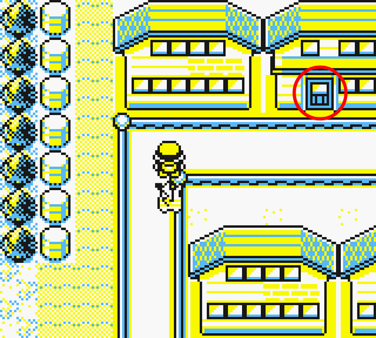 Near the Copycat girl’s house in Saffron City / Pokémon Yellow