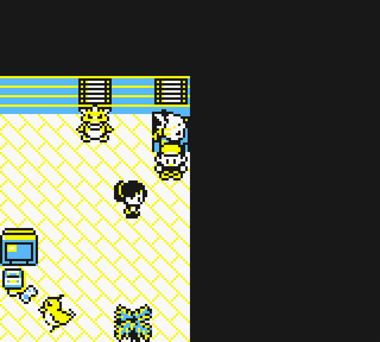 Upstairs in the Copycat girl’s room / Pokémon Yellow