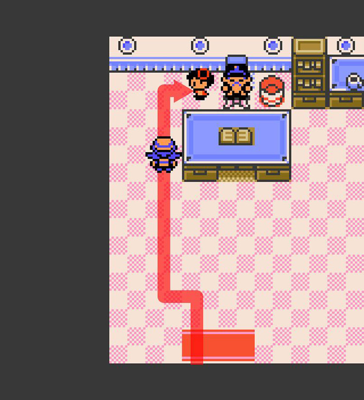 Finding the missing granddaughter in the Captain’s cabin / Pokémon Crystal