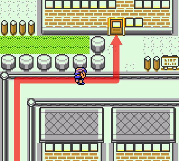 Approaching the Magnet Train Station in Saffron City / Pokémon Crystal