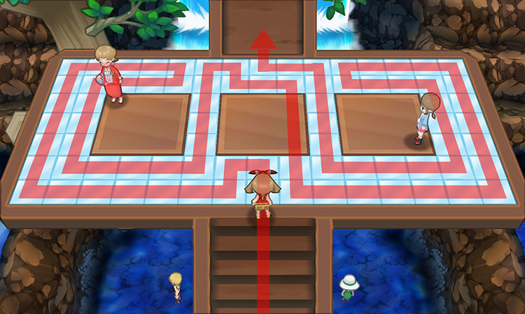 The final ice tile puzzle / Pokémon ORAS