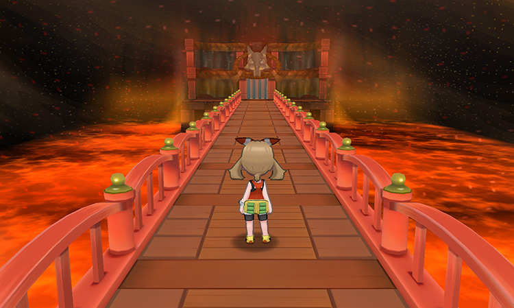 Hallway that leads to the last Elite Four member / Pokémon ORAS