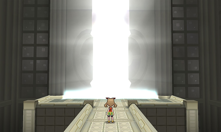 Hallway that leads to Champion Steven’s room / Pokémon ORAS