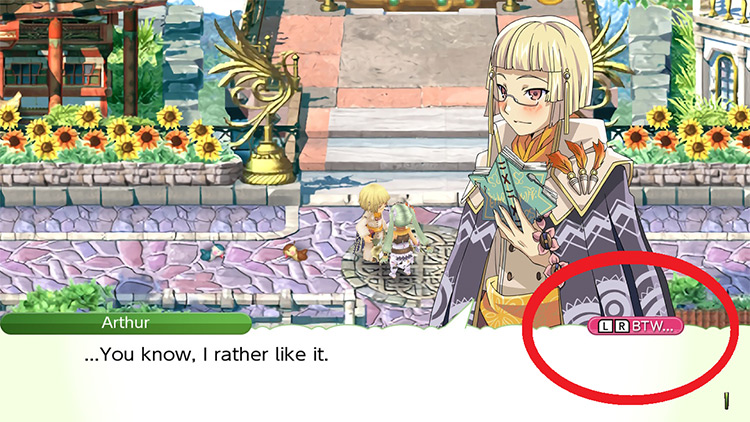 Hit the right or left trigger in conversation to confess or invite character to adventuring party / Rune Factory 4