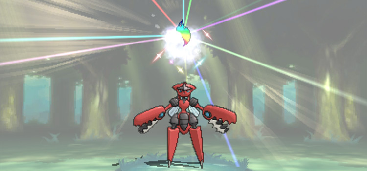 Mega Scizor in battle in Pokémon Alpha Sapphire