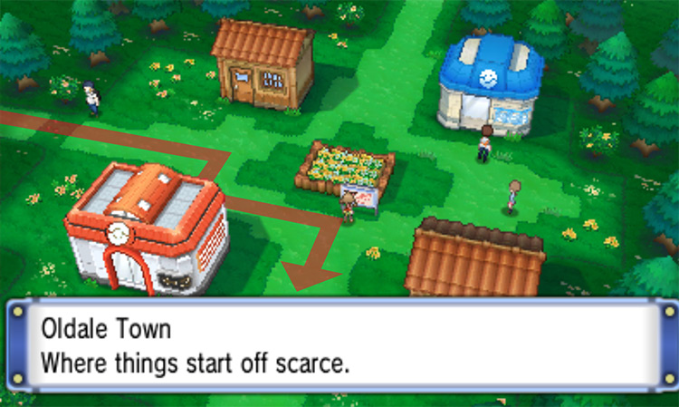 Oldale Town route back to Littleroot / Pokémon Omega Ruby and Alpha Sapphire