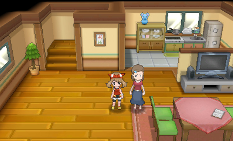 Inside the player’s house / Pokémon Omega Ruby and Alpha Sapphire