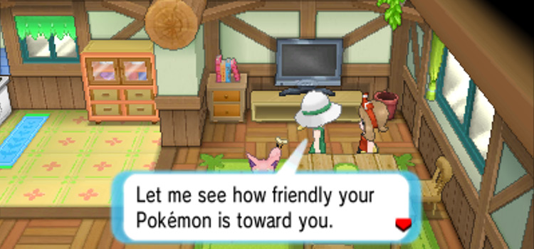 The Happiness Checker in Pokémon ORAS