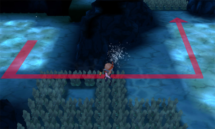 Underwater in Route 129 / Pokémon Omega Ruby and Alpha Sapphire