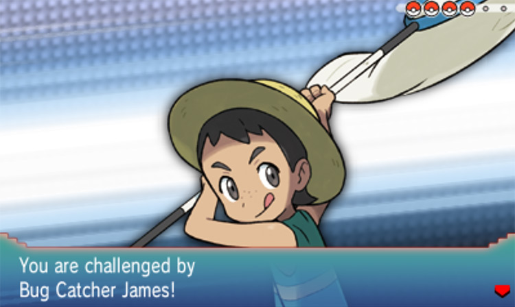 Challenging Bug Catcher James / Pokémon Omega Ruby and Alpha Sapphire
