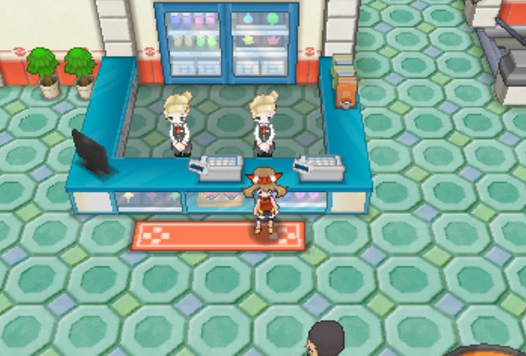 Second floor of the Lilycove Department Store / Pokémon ORAS