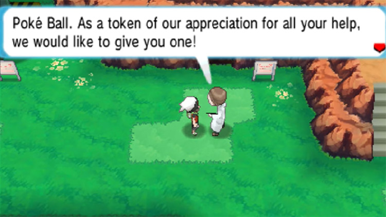 Talking to the Devon employee / Pokémon Omega Ruby and Alpha Sapphire