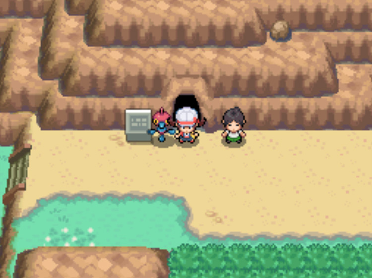 The correct entrance to Mt. Mortar on Route 42 / Pokémon HeartGold and SoulSilver