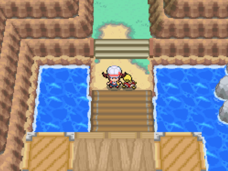 Route 12, as seen from Lavender Town's south exit / Pokémon HGSS
