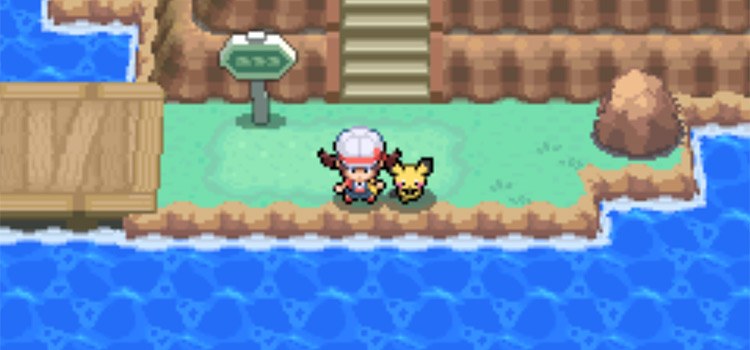 Route 27 with a Pichu (Pokémon SoulSilver)