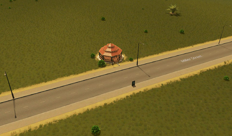 This gazebo worked perfectly for unlocking the Pyramid of Safety / Cities: Skylines