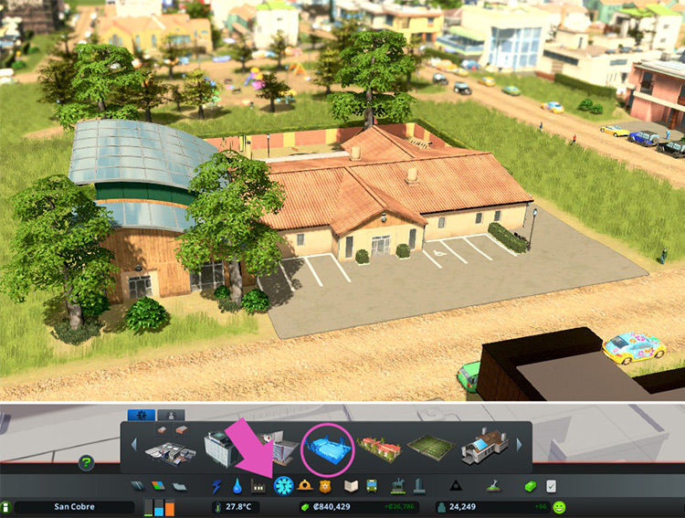 The Child Health Center. / Cities: Skylines
