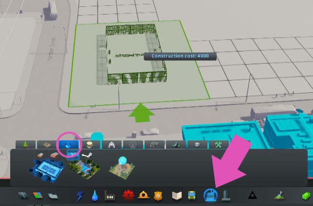 You’ll find these buildings in the Other Parks tab of the Parks & Plazas menu. / Cities: Skylines