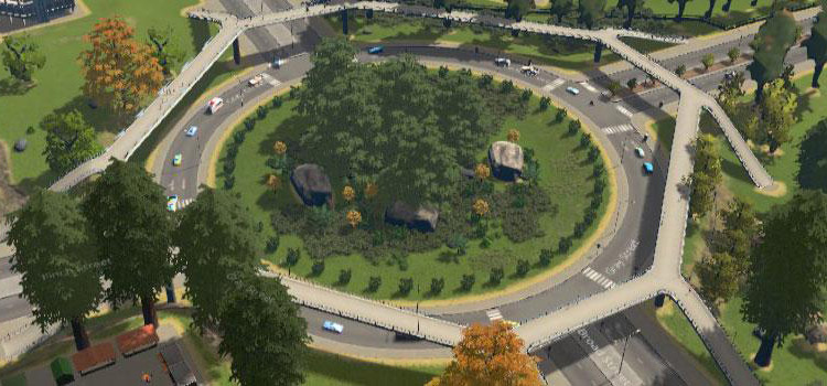 roundabout intersection