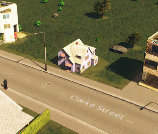 1x1 zoning can grow small houses like these which will suit your town perfectly / Cities: Skylines