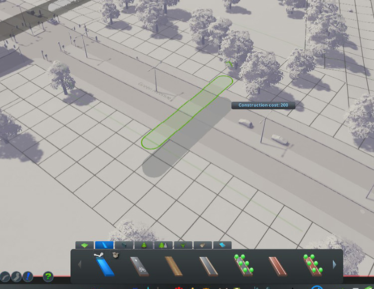 Pressing Page Down from ground level will put the screen in underground view / Cities: Skylines
